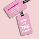 Search for funny luggage tags Girly