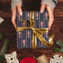 Search for dark christmas wrapping paper Red