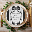 Search for black and white paper plates Stripes