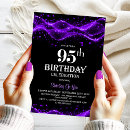 Search for 95 year old birthday invitations Elegant