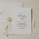 Search for black white bridal tea invitations For her