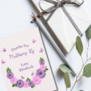 Search for purple butterfly thank you cards Magical