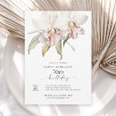 Search for orchid birthday invitations Elegant