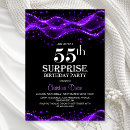 Search for surprise 55th birthday invitations Modern