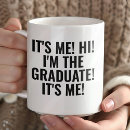 Search for funny graduation mugs Black and white