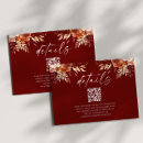 Search for floral wedding enclosure cards Qr code
