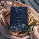 Search for navy blue bridal brunch invitations Rustic