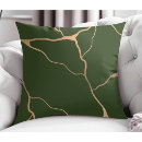 Search for dark green and gold cushions Elegant
