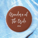 Search for grandmother of the bride badges White