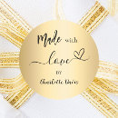 Search for love gold stickers Homemade