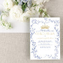 Search for royal blue quince invitations Gold