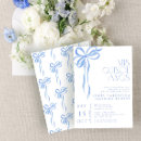 Search for blue quince invitations Watercolor