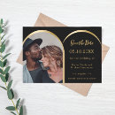 Search for black and gold wedding save the dates Simple