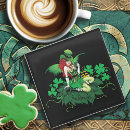 Search for shamrock coasters Green