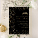 Search for black quinceanera invitations Princess