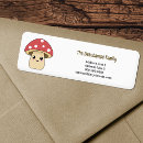 Search for mushroom return address labels Fungi