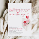 Search for valentines day baby shower invitations Red hearts