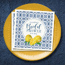 Search for blue lemon napkins Bridal shower