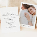 Search for minimalist bridal shower invitations Script typography