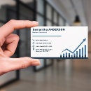 Search for graph business cards Accountant