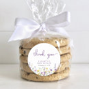 Search for lavender shower thank you stickers Wildflower