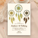 Search for native american birthday invitations Bohemian