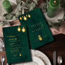 Search for emerald green menus Gold