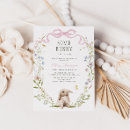 Search for spring baby shower invitations Wildflowers