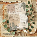 Search for torn paper wedding invitations Vintage