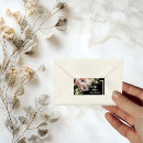 Search for gold flower return address labels Sophisticated