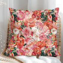 Search for pink orange cushions Floral