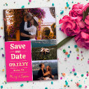 Search for hot pink save the dates Typography