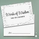 Search for words of wisdom invitations Advice and wishes