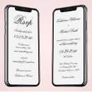 Search for response wedding invitations Minimalist