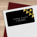 Search for black and gold address labels weddings Elegant