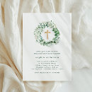 Search for watercolor first communion invitations Foliage