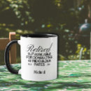 Search for funny retirement sayings mugs Typography