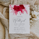 Search for red rose wedding invitations Boho