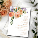 Search for peach and ivory wedding invitations Desert earth tone
