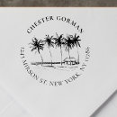 Search for tropical return address rubber stamps Elegant