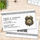 Search for security officer business cards Police