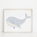 Search for whale nursery posters Watercolor