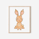 Search for cute woodland nursery posters Rabbit