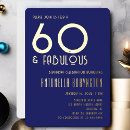 Search for chic 60th birthday invitations Classy