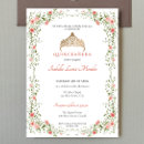 Search for mis quince invitations Floral