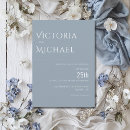 Search for blue and white invitations Simple