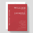 Search for simple red invitations Classy