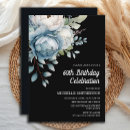 Search for black 60th birthday invitations Elegant