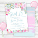 Search for peach sweet 16 invitations Flowers