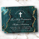 Search for teal and gold invitations Cross
